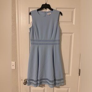 Calvin Klein Dress, Size 10, Baby blue